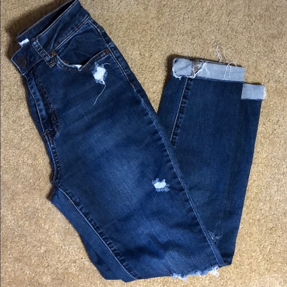 RSQ Manhattan High Rise Skinny Blue Jeans size 5 - Picture 6 of 7